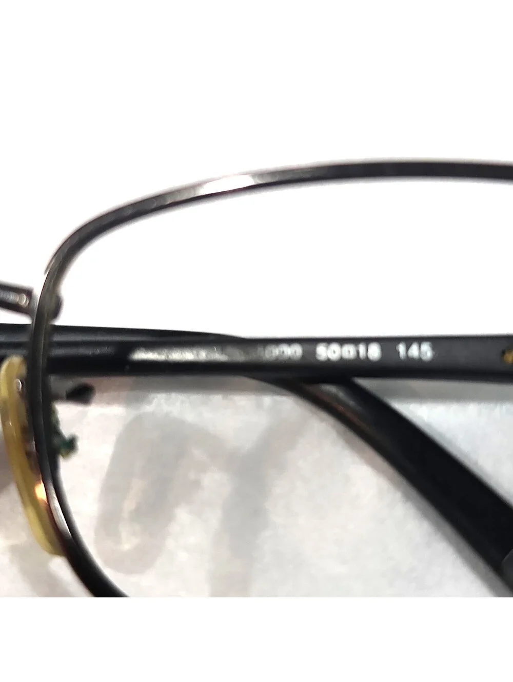 Ray Ban RB7515 Memoray Black Rectangle Eyeglasses 50-18 145